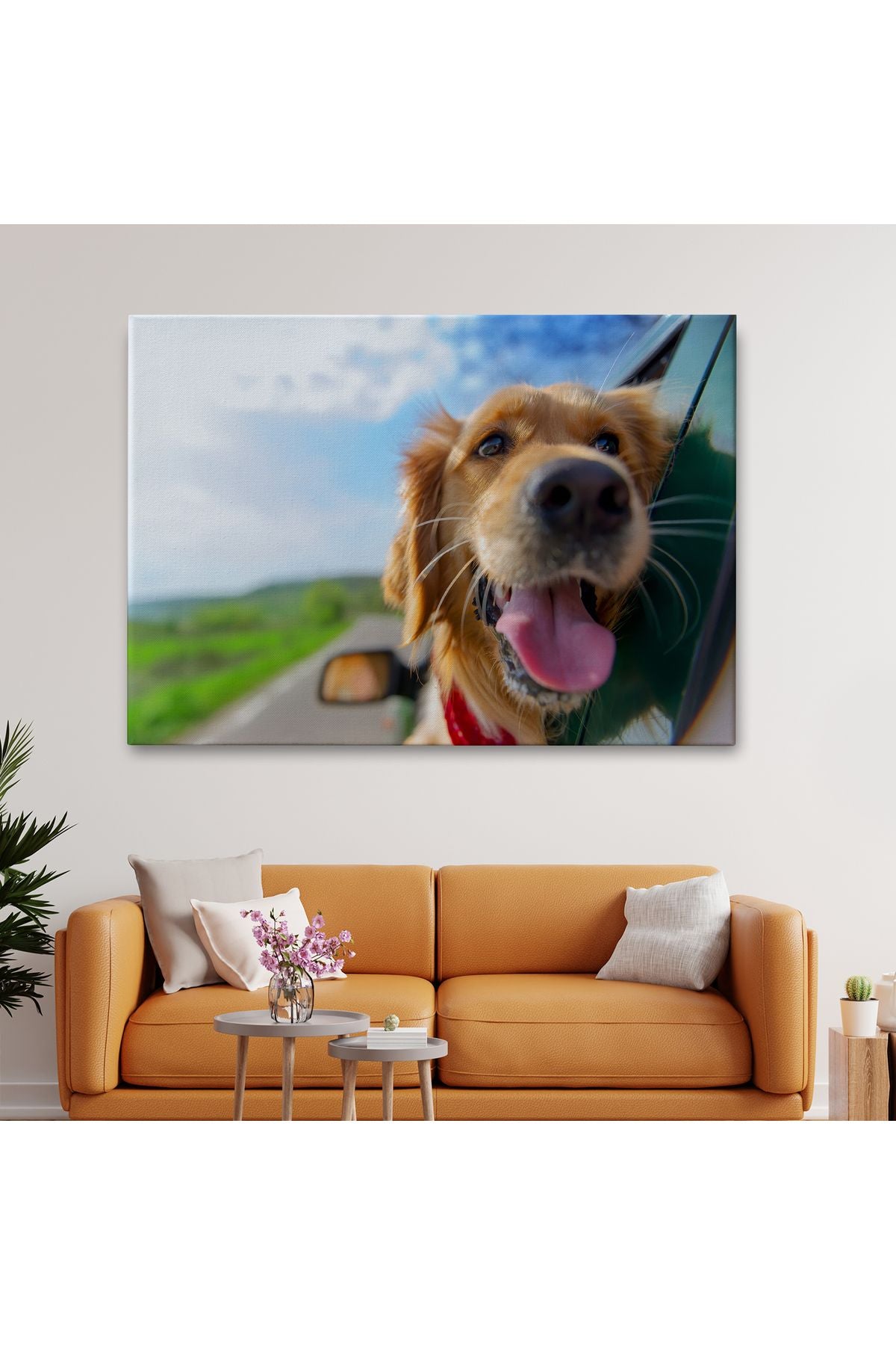 Köpek Dekoratif Kanvas Tablo 1130