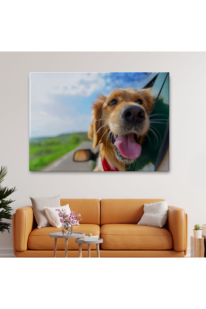 Köpek Dekoratif Kanvas Tablo 1130