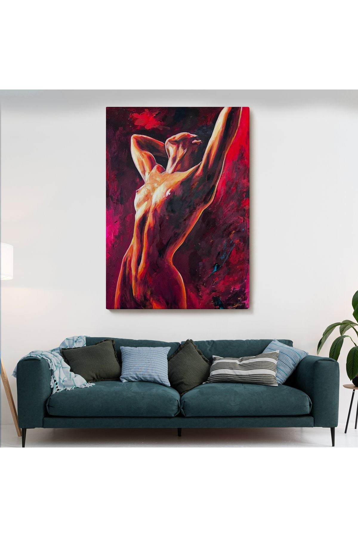 Çıplak Sexi Kadın Dekoratif Duvar Tablosu-6140