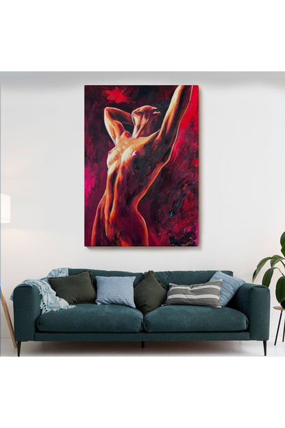 Çıplak Sexi Kadın Dekoratif Duvar Tablosu-6140