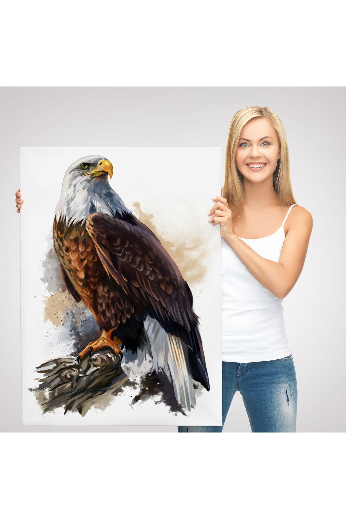 Kartal Dekoratif Kanvas Tablo-5961