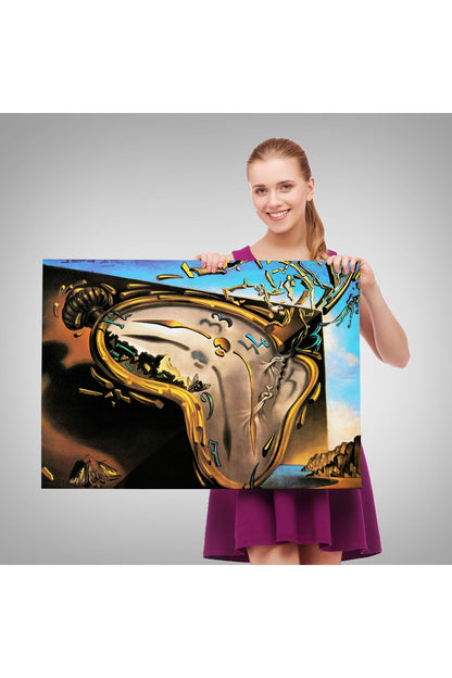 Özel Tasarım, Dekortif BaskıÇöldeki Beyaz At Tablosu-6598