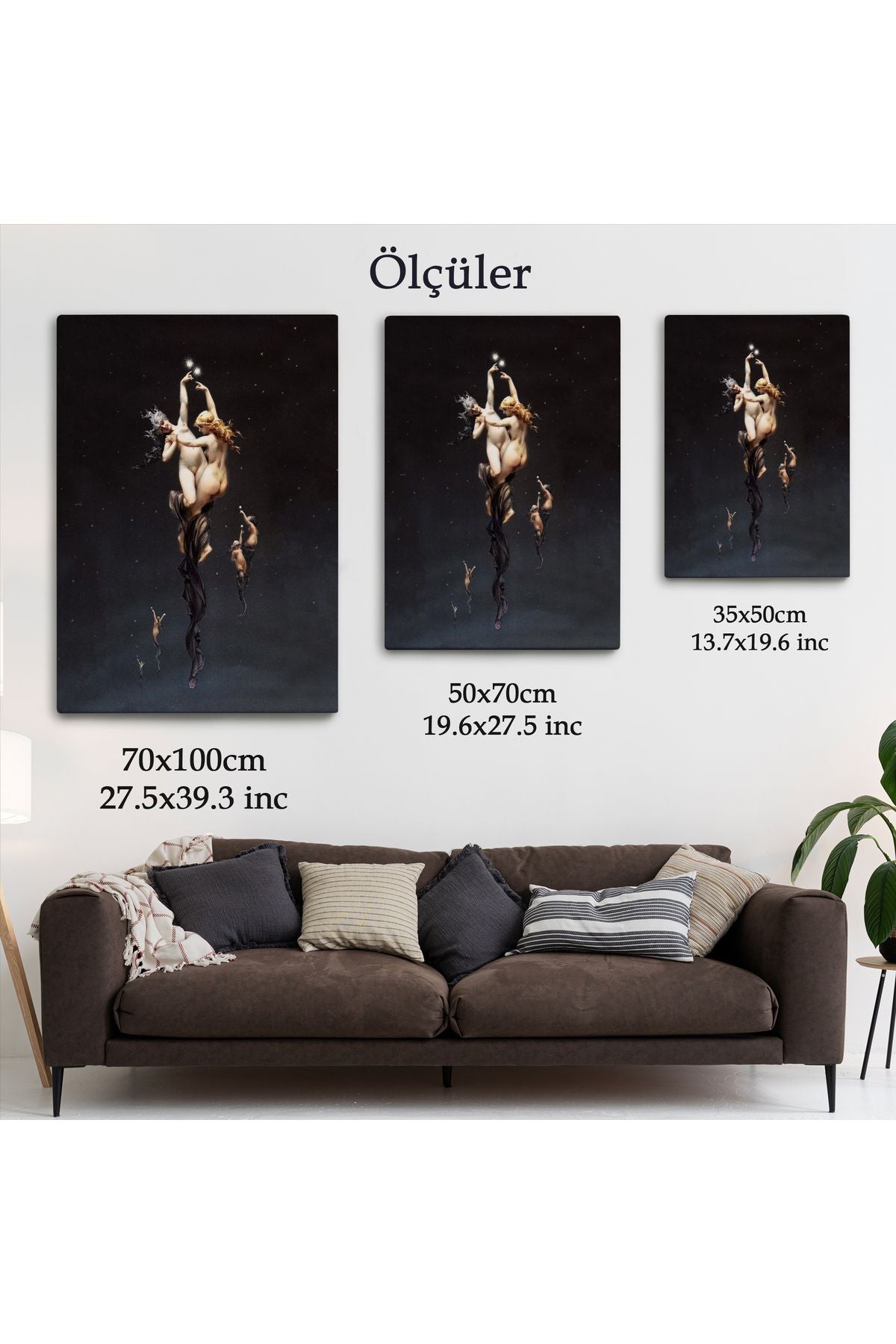 Luis Ricardo Falero İkiz Yıldızlar Tablosu-6239