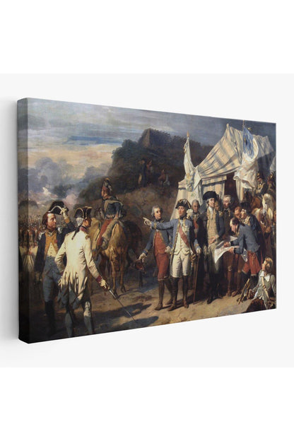 YB Yorktown Kuşatması Tablosu - Couder Yorktown Versailles-6546