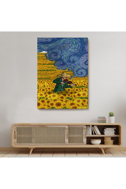 Vincent van Gogh Temalı İllüstrasyon Tablosu-6361