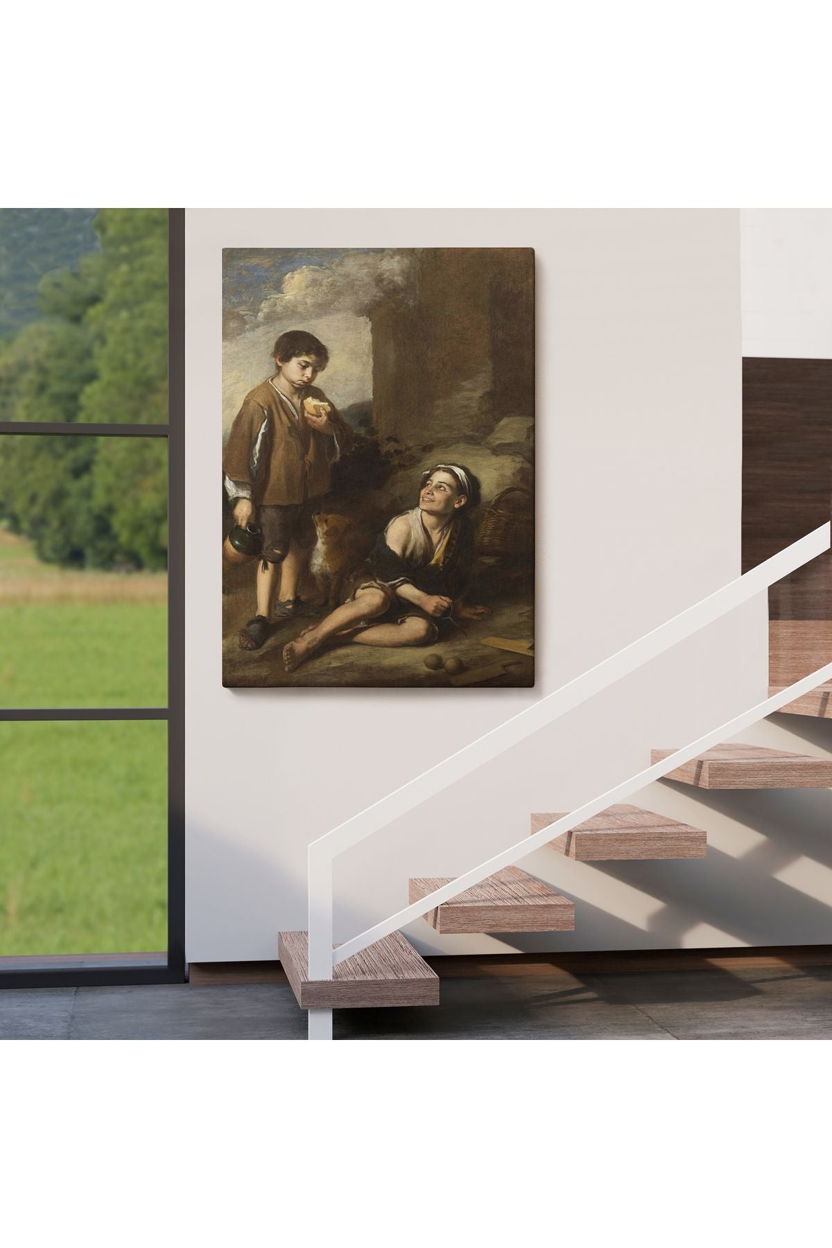 Bartolomé Esteban Murillo'nun Argolla Oyununa Davet Tablosu-6290