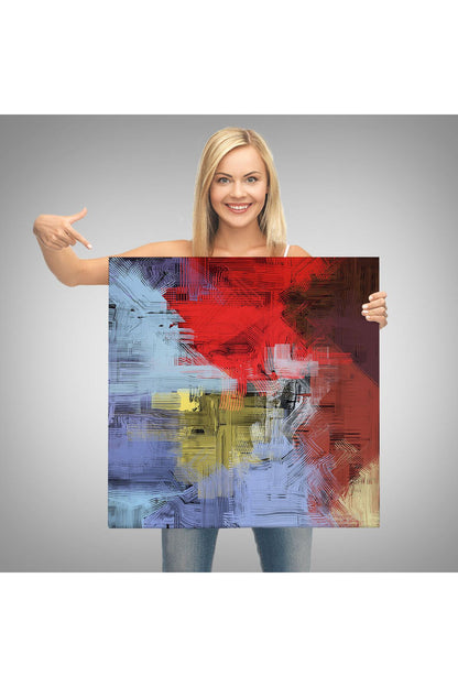 Çağdaş Desenli Soyut Kanvas Tablo-5906