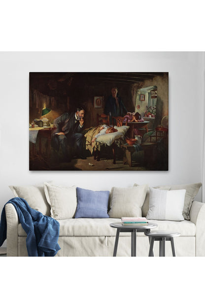 The Doctor Tablosu - Joseph Tomanek, Luke Fildes-6639