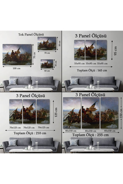 Washington Delaware'i Geçiyor Tablosu - Washington Crossing the Delaware -6543