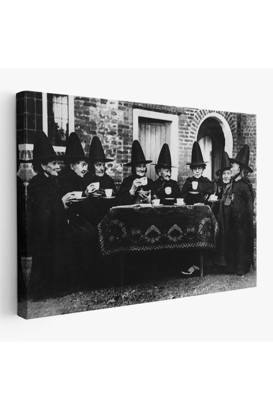 Yaşlı Cadıların Çay Partisi Tablosu -6577