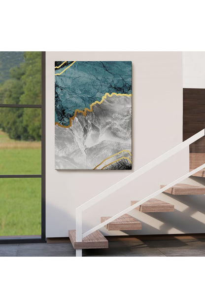 Mermer Desenli Dekoratif Kanvas Tablo-5174