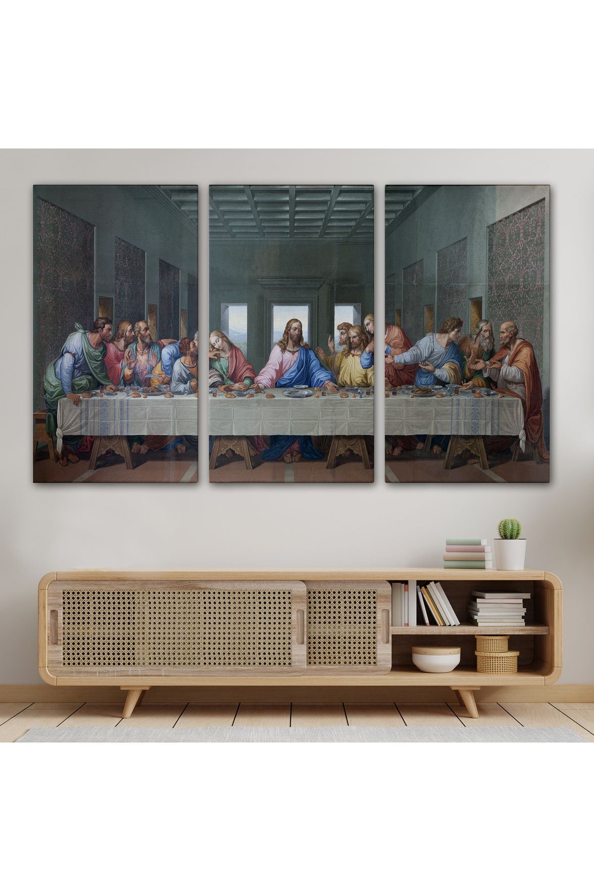 Da Vinci'nin Son Akşam Yemeği Kanvas Tablo-5184