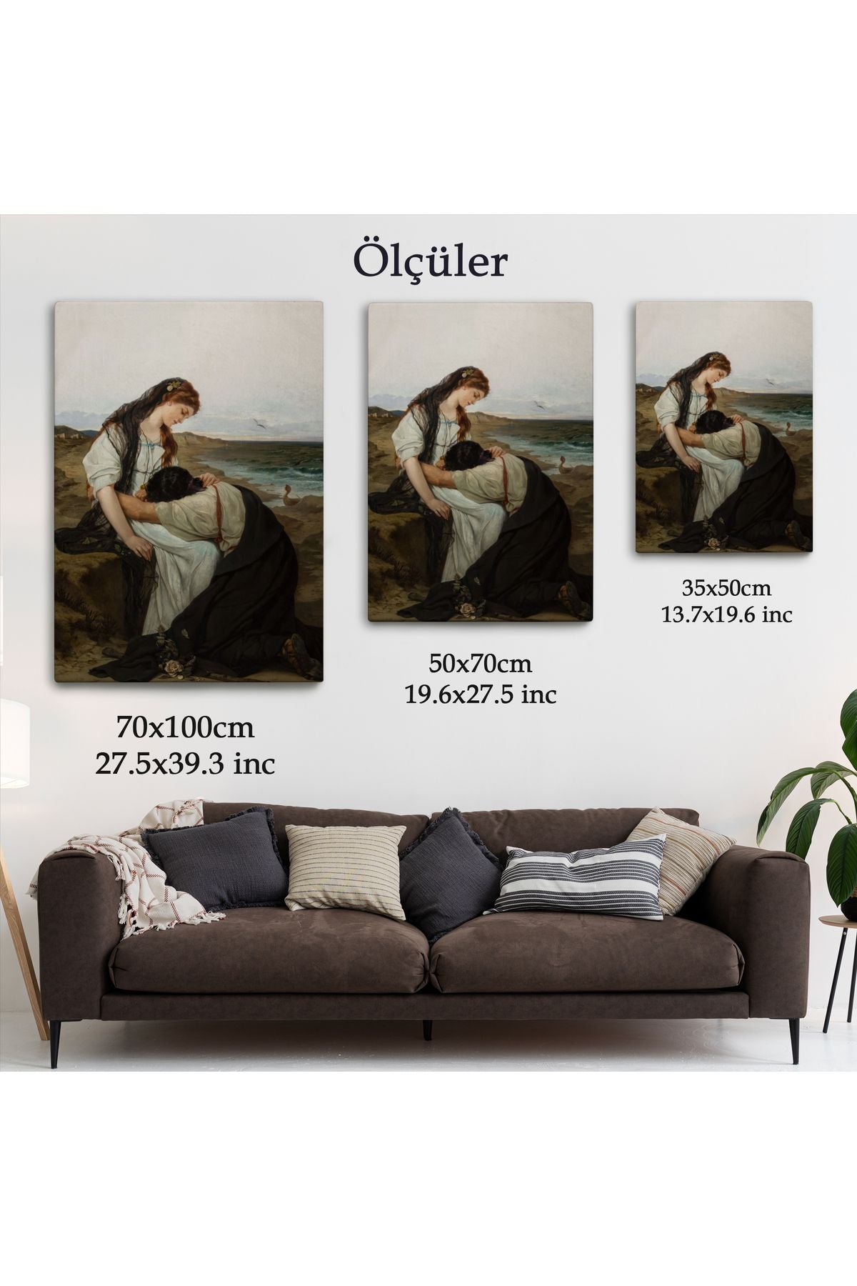 Hanus Knöchel'in Deniz Kıyısında İsimli Eseri Tablosu, On the Seashore -6180