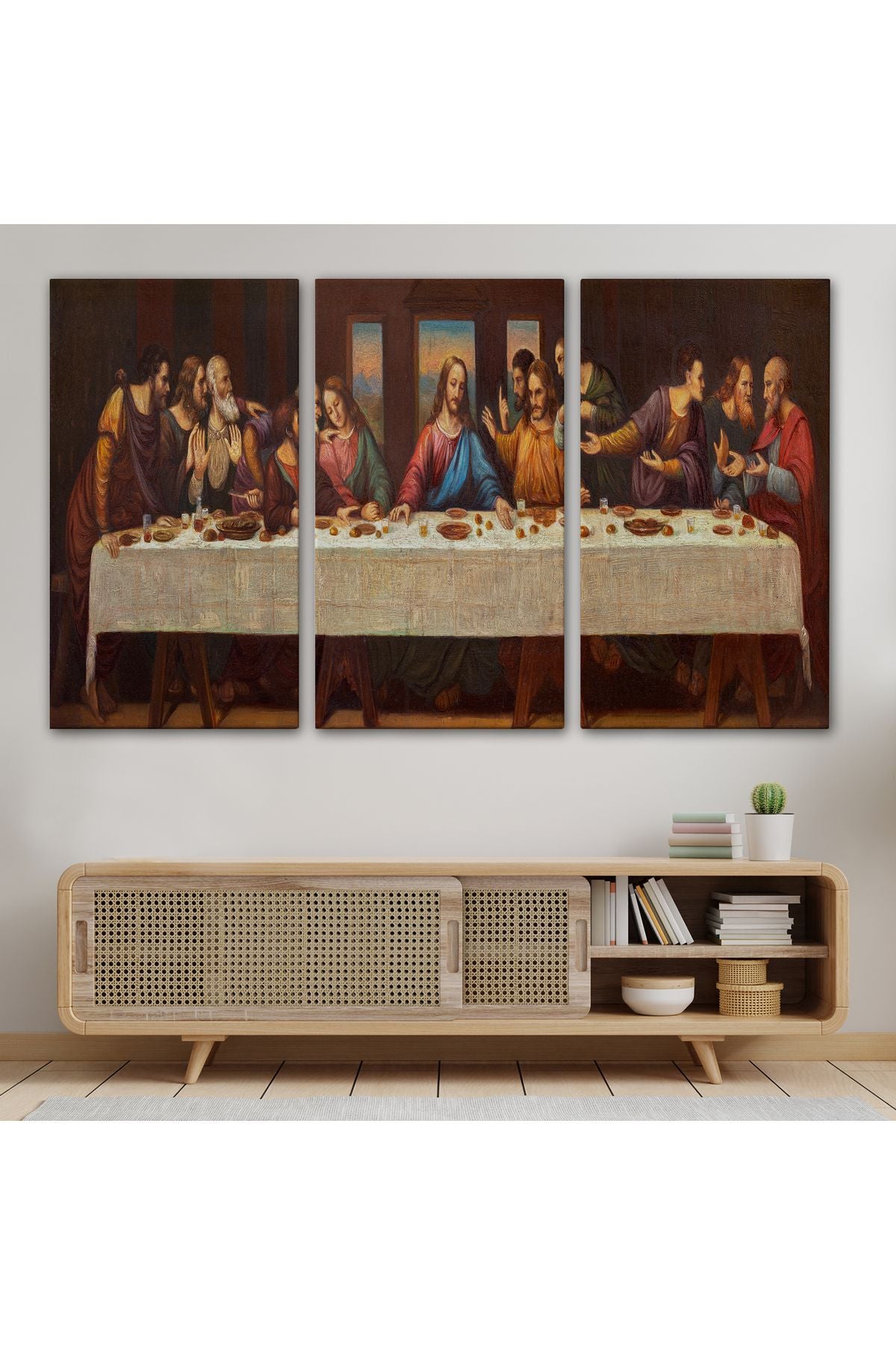 Da Vinci'nin Son Akşam Yemeği Kanvas Tablo-5183