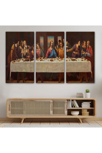 Da Vinci'nin Son Akşam Yemeği Kanvas Tablo-5183