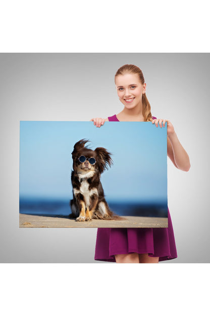 Küçük Köpek Dekoratif Kanvas Tablo 1157