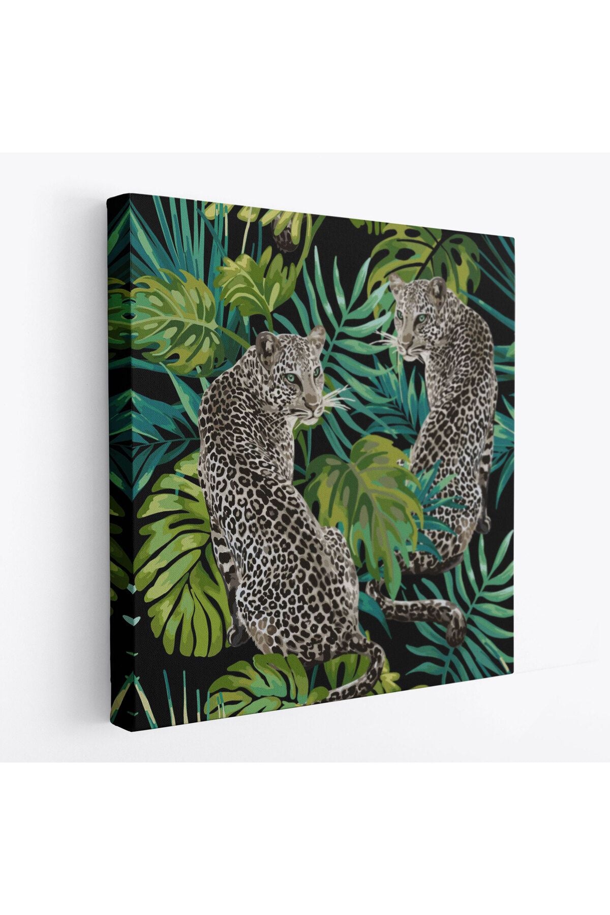 Leoparlar Dekoratif Kanvas Tablo-5813