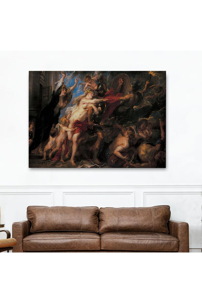 HG Peter Paul Rubens’in Savaşın Sonuçları Tablosu-6655