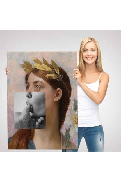 Özel Tasarım, Dekortif BaskıAntik Yunan Rönesans Komik Tablosu -6366