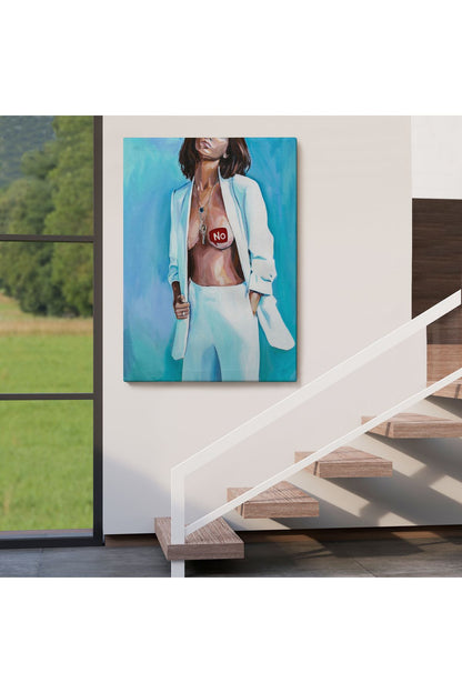 Feminist Kadın Kanvas Tablo-5118