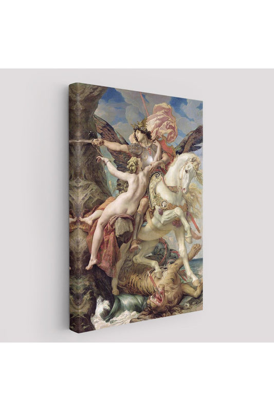 Joseph Paul 'un Ruggiero ve Angelica Tasviri Duvar Tablosu-6218