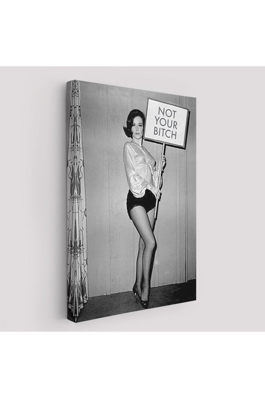 Kadın Hakları Feminist Vintage Kadın Kanvas Tablo-5235