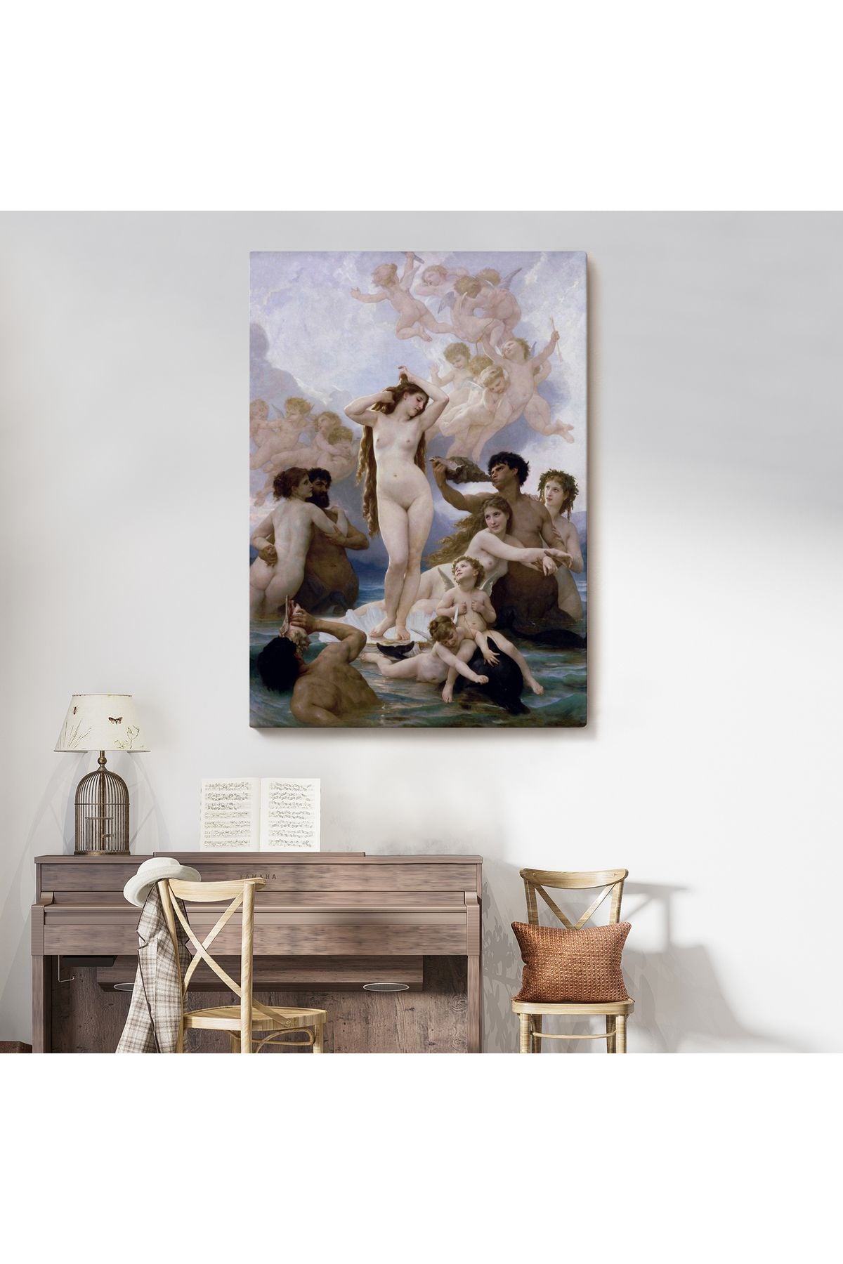 Venüsün Duğuşu Tablosu - Birth Of Venus William-Adolphe Bouguereau-6474