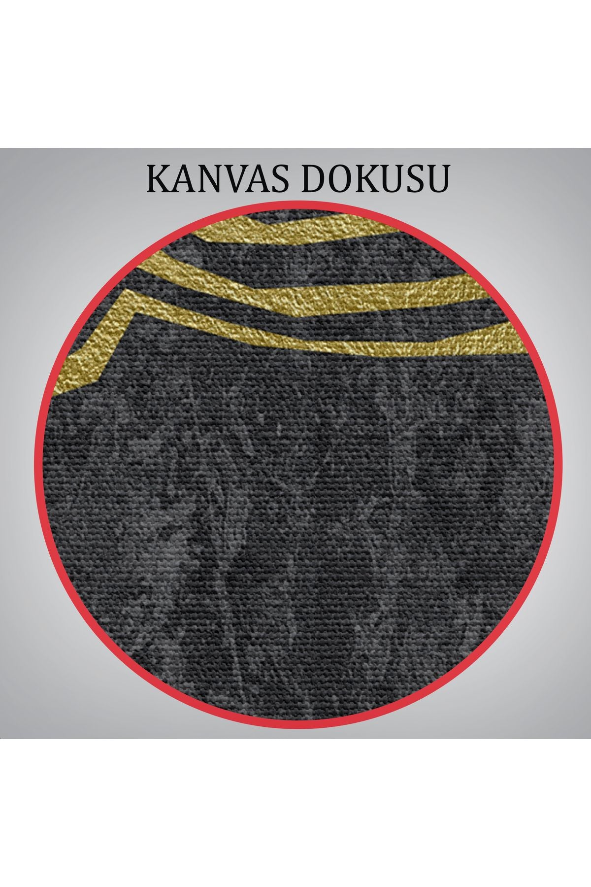 Siyah Beyaz Mermer Desenli Dekoratif Kanvas Tablo-5175