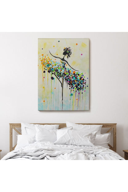 HG Dans Eden Kadın Dekoratif Duvar Tablosu-6332