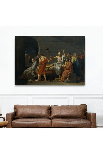 Baldıran Zehri İçen Sokrates Kanvas Tablo-3567