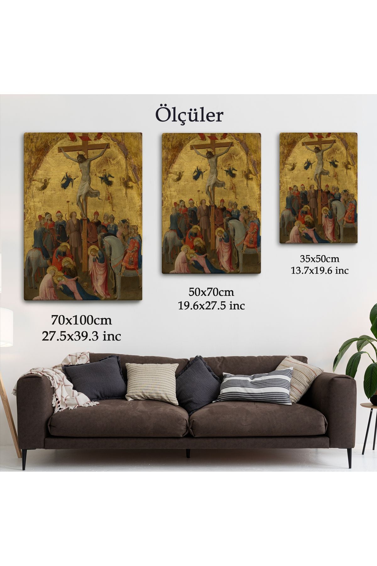 Fra Angelico Çarmıha Geriliş Tablosu, Çaucifixion Jesus Christ -6396