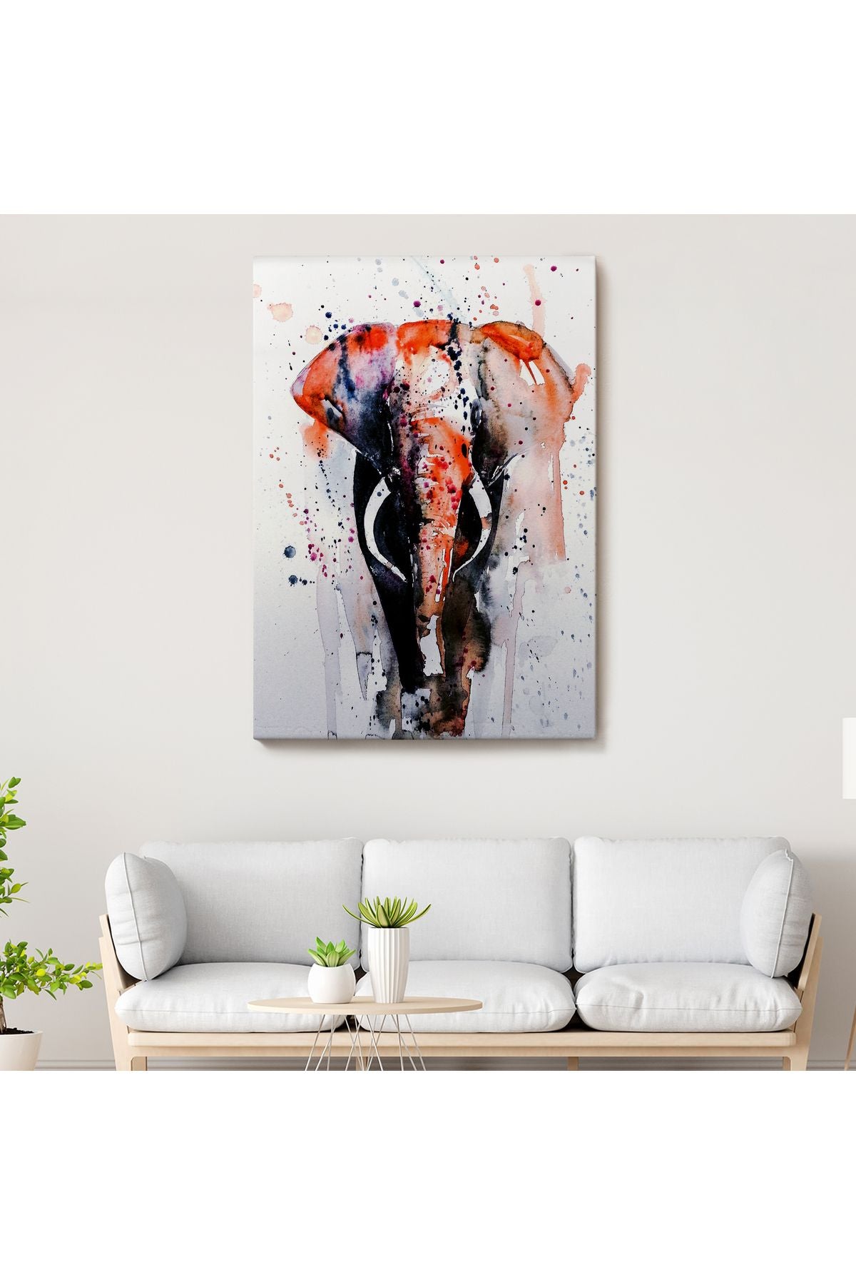 Fil Dekoratif Kanvas Tablo-5962