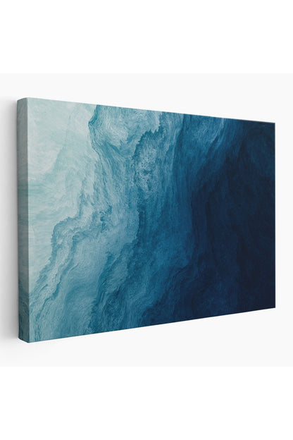 Okyanus Katmanları Soyut Modern Görüntüsü Kanvas Tablo-5043