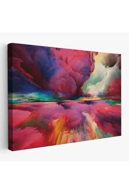 Hayal Gücü Bulutları Dekoratif Kanvas Duvar Tablosu-3721