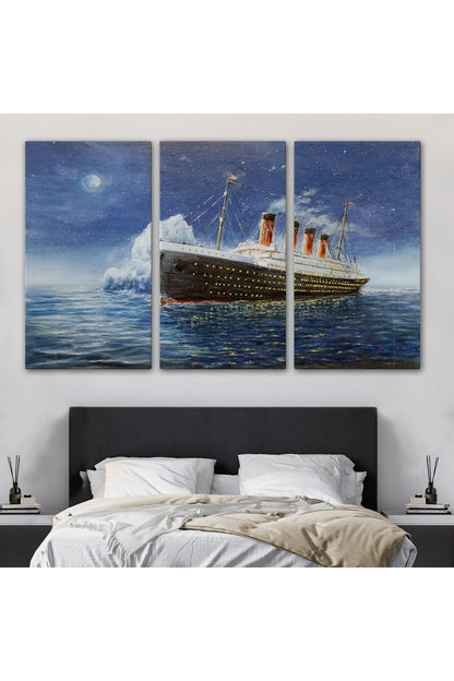 Titanik Gece Manzarası Duvar Tablosu-1238