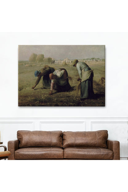 YB Millet Darı Toplayıcı Kadınlar Tablosu - Jean-François - French-6652