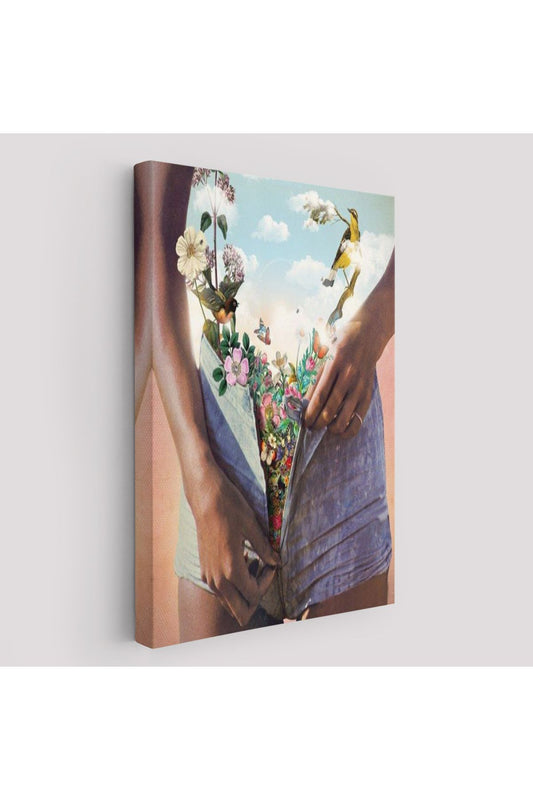 Kadının İçindeki Çiçek Bahçesi Dekoratif Duvar Tablosu-6152
