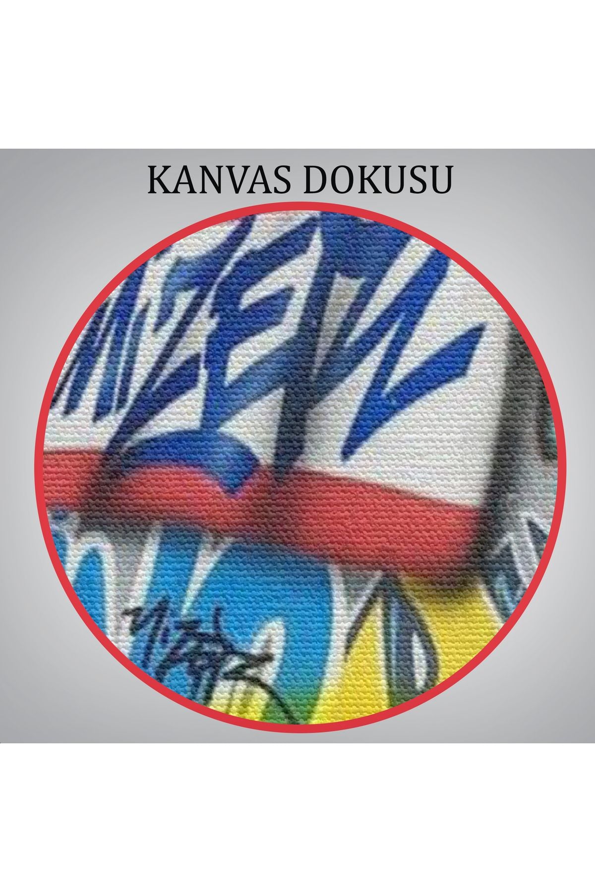 Graffiti El Duvar Posteri, El Ele Tutarak Duvar Sanatı Kanvas Tablo-5312