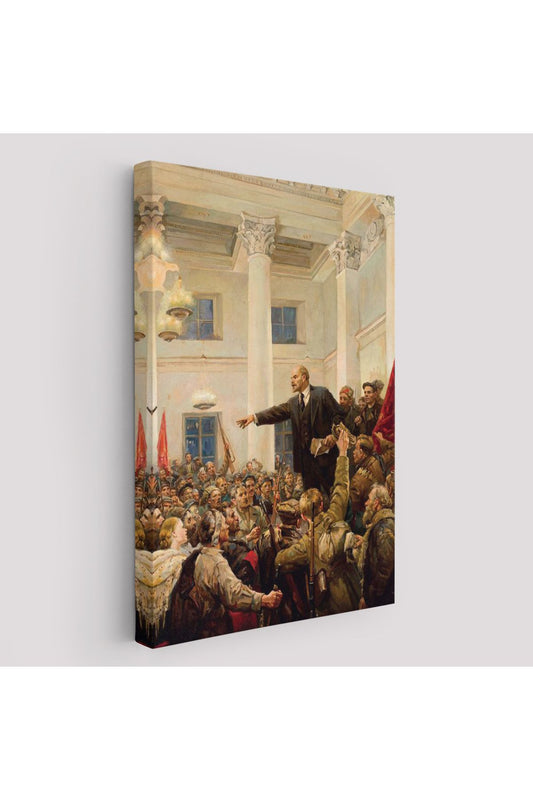 Lenin Petersburg'da Sovyetlerin İktidarını İlan Ediyor Tablo-6169