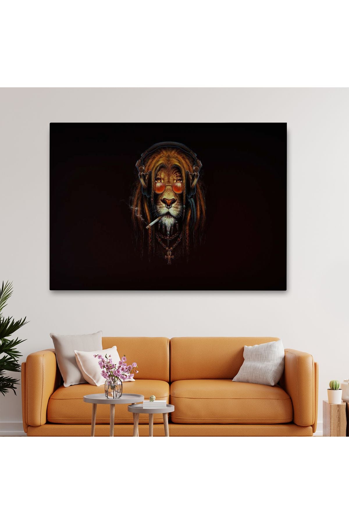 Dekoratif Kanvas Tablo-Amerikan Futbolu Soccer Duvar Tablosu 5391