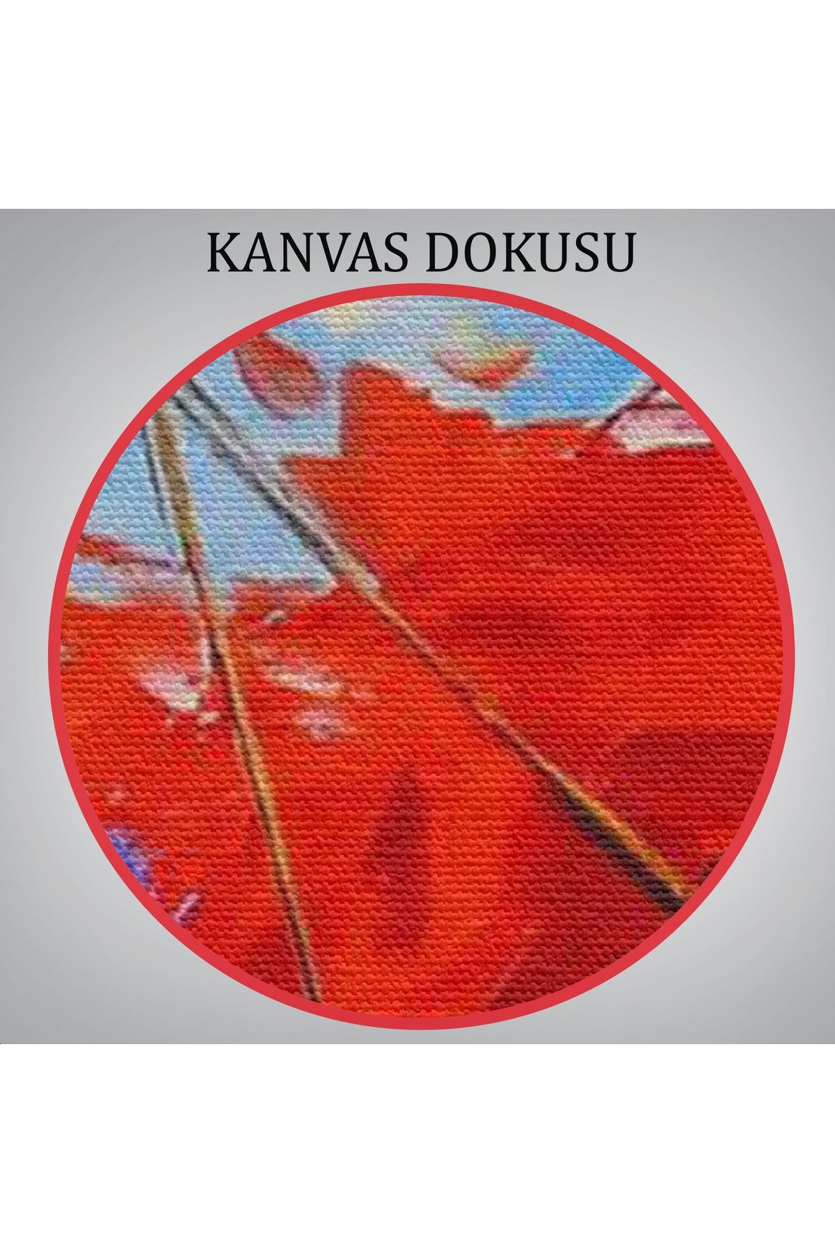 Salıncaktaki Kırmızı Elbiseli Kız Tablosu-6317