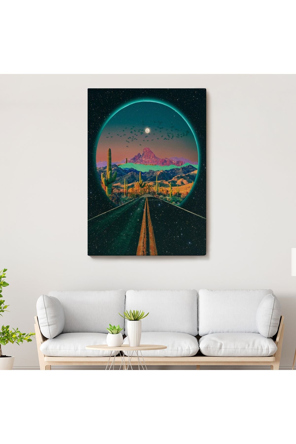 Sürreal Colorado Yol Manzarası Dekoratif Duvar Tablosu-6207