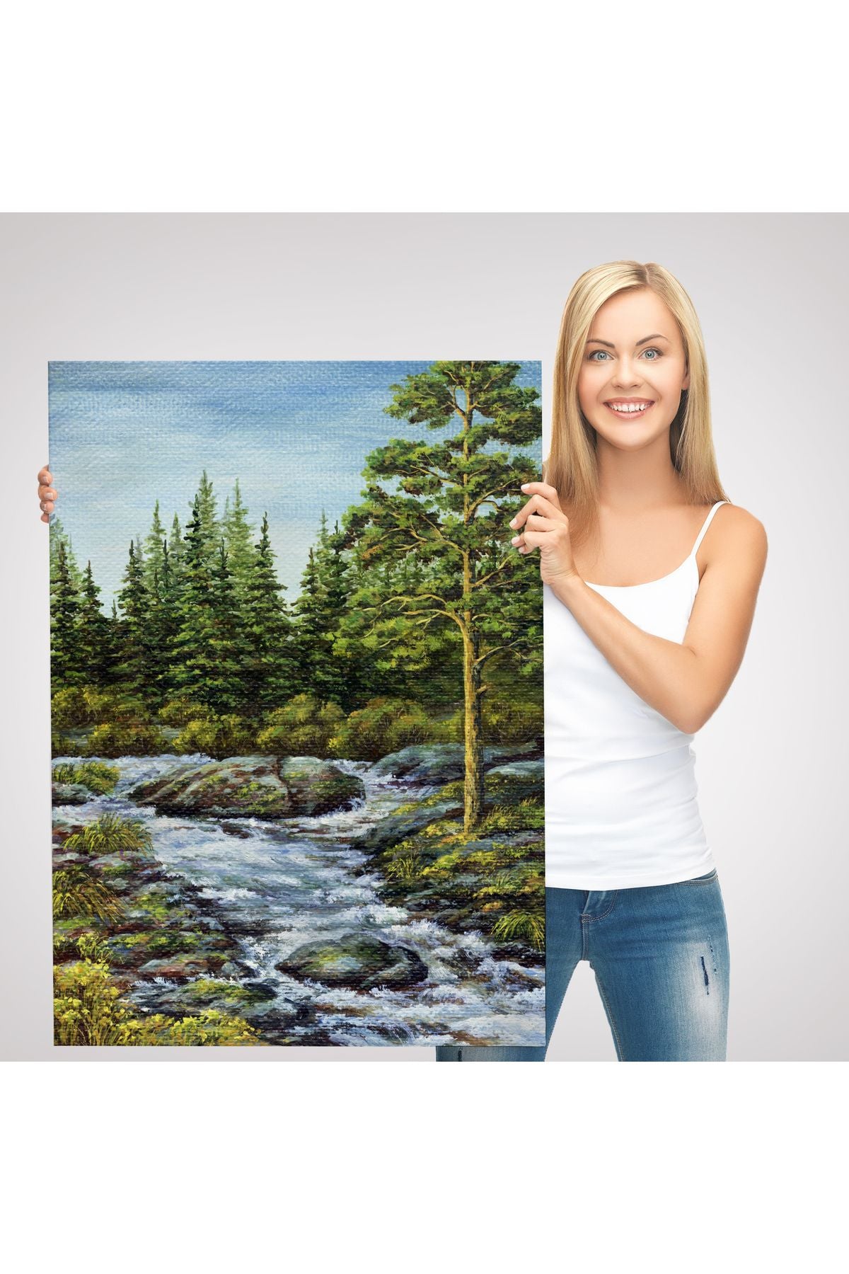 Ormandan Akan Akarsu Tablo-5973