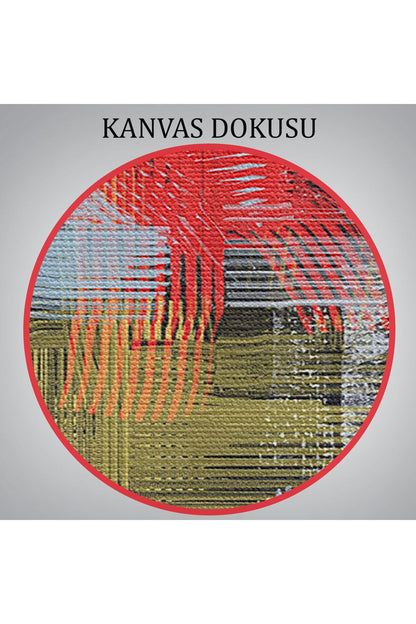 Çağdaş Desenli Soyut Kanvas Tablo-5906