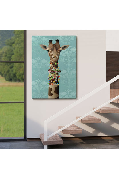 Sosyetik Zurafa Duvar Tablosu -6170