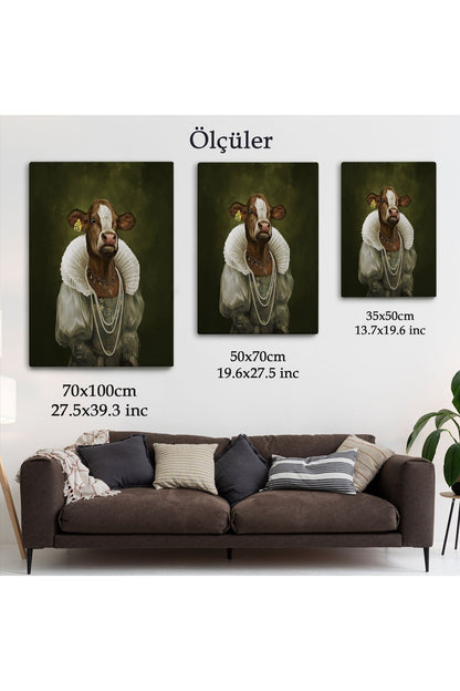 Ortaçağ Soylu Dana Duvar Tablosu-6045