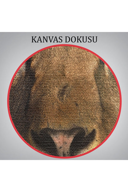 Aslan Dekoratif Kanvas Tablo-5847