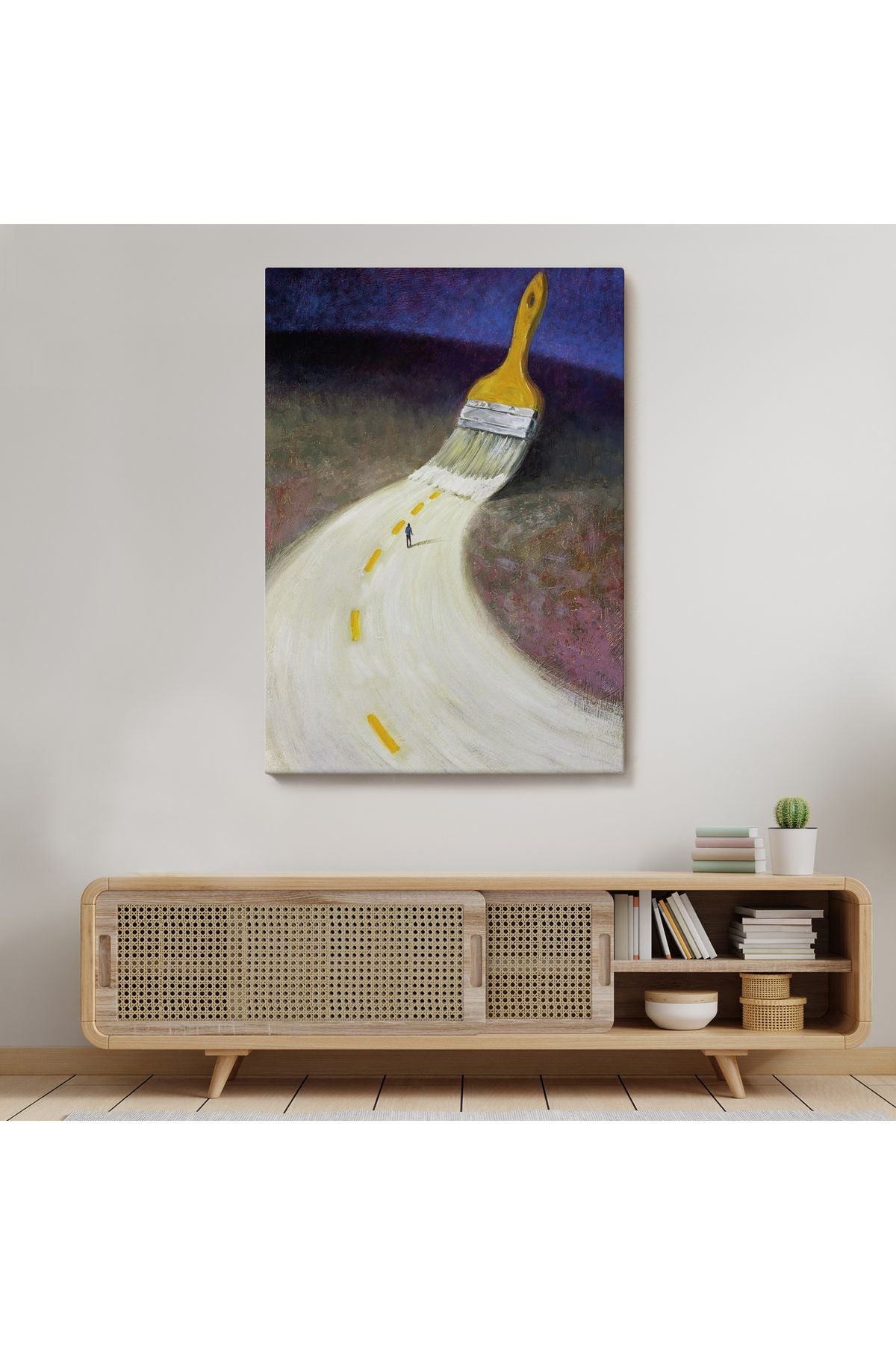 YB HG Kendi Yolunu Çiz Duvar Tablosu-6071