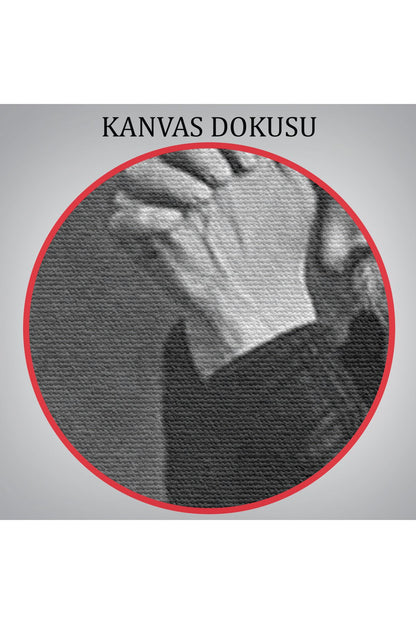 Eric Enstrom Grace Adam Ekmek Üzerinde Dua Ediyor Kanvas Tablo, Siyah Beyaz Baskı-5394