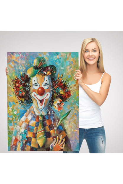 Renkli Palyaço Tablosu-5934